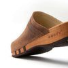 [Tabacco] Harry Herren Clogs mit biegsamer nachhaltiger holzsohle, farbe: tabacco-braun, holzclogs woody, woody schuhe, woody shoes, handgemachte holzschuhe aus österreich, kärnten