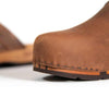 [Tabacco] Harry Herren Clogs mit biegsamer nachhaltiger holzsohle, farbe: tabacco-braun, holzclogs woody, woody schuhe, woody shoes, handgemachte holzschuhe aus österreich, kärnten