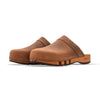 [Tabacco] Harry Herren Clogs mit biegsamer nachhaltiger holzsohle, farbe: tabacco-braun, holzclogs woody, woody schuhe, woody shoes, handgemachte holzschuhe aus österreich, kärnten