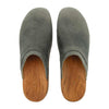 [Bleir] Harry Herren Clogs mit biegsamer nachhaltiger holzsohle, farbe: bleir (grau), holzclogs woody, woody schuhe, woody shoes, handgemachte holzschuhe aus österreich, kärnten