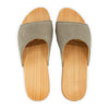 [Sand] Heidi Damen Clog Pantolette mit biegsamer nachhaltiger holzsohle, farbe: sand, holzclogs woody, woody schuhe, woody shoes, handgemachte holzschuhe aus österreich, kärnten