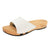 Heidi weiss Clog Pantoletten Damen. woody Damenclogs Holzschuhe flexible biegsame Sohle aus Holz