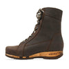 [Caffe] Heike Damen Clog Stiefelette, clog lammfell gefütterter clog stiefel damen mit biegsamer nachhaltiger holzsohle, farbe: nero  (schwarz), holzclogs woody, woody schuhe, woody shoes, handgemachte holzschuhe aus österreich, kärnten