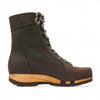 [Caffe] Heike Damen Clog Stiefelette, clog lammfell gefütterter clog stiefel damen mit biegsamer nachhaltiger holzsohle, farbe: nero  (schwarz), holzclogs woody, woody schuhe, woody shoes, handgemachte holzschuhe aus österreich, kärnten