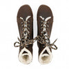 [Caffe] Heike Damen Clog Stiefelette, clog lammfell gefütterter clog stiefel damen mit biegsamer nachhaltiger holzsohle, farbe: nero  (schwarz), holzclogs woody, woody schuhe, woody shoes, handgemachte holzschuhe aus österreich, kärnten