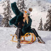 [Titan] Heike Damen Clog Stiefelette, clog lammfell gefütterter clog stiefel damen mit biegsamer nachhaltiger holzsohle, farbe: titan, holzclogs woody, woody schuhe, woody shoes, handgemachte holzschuhe aus österreich, kärnten