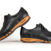 [Schwarz] Jan Herren Clog Halbschuh, leder gefüttert, winter, sommer oder ganzjahres, herren clogs, holzclogs. woody holzschuhe, farbe: schwarz