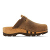 [Tabacco] Hubertus Herren Clog mit Stick, biegsame nachhaltige holzsohle, farbe: tabacco (braun), holzclogs woody, woody schuhe, woody shoes, handgemachte holzschuhe aus österreich, kärnten