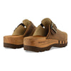 [Tabacco] Hubertus Herren Clog mit Stick, biegsame nachhaltige holzsohle, farbe: tabacco (braun), holzclogs woody, woody schuhe, woody shoes, handgemachte holzschuhe aus österreich, kärnten