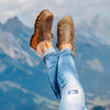 [Tabacco] Hubertus Herren Clog mit Stick, biegsame nachhaltige holzsohle, farbe: tabacco (braun), holzclogs woody, woody schuhe, woody shoes, handgemachte holzschuhe aus österreich, kärnten