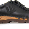[Nero-Schwarz] Jack Herren Clog Sneaker mit biegsamer nachhaltiger holzsohle, farbe: nero-schwar (nappa-glattleder), holzclogs woody, woody schuhe, woody shoes, handgemachte holzschuhe aus österreich, kärnten