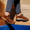 [Hazelnut] Jack Herren Clog Sneaker Haselnuss, Herren Clog von woody Schuhe. Clogs Herren Sneaker jack, clog sneakers für herren mit biegsamer nachhaltiger holzsohle, farbe: hazelnut (haselnussbraun), holzclogs woody, woody schuhe, woody shoes, handgemachte holzschuhe aus österreich, kärnten