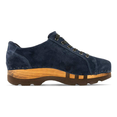 [Navy] Jack Herren Clog Sneaker mit biegsamer nachhaltiger holzsohle, holzclogs woody, woody schuhe, woody shoes, handgemachte holzschuhe aus österreich, kärnten,farbe: navi (blau)
