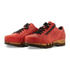 [Rosso] Jack Herren Clog Sneaker mit biegsamer nachhaltiger holzsohle, farbe: rosso (glattleder rot), holzclogs woody, woody schuhe, woody shoes, handgemachte holzschuhe aus österreich, kärnten