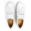[Weiss] Jack Herren Clog Sneaker mit biegsamer nachhaltiger holzsohle, farbe: weiss (glattleder), holzclogs woody, woody schuhe, woody shoes, handgemachte holzschuhe aus österreich, kärnten