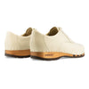[Creme] Jan Herren Clog Halbschuh, Herren Clogs Sneaker, Herrenclog Sneaker woody, Holzschuh, Holz Clog, Holzsohle. biegsame flexible Holzsohle, Farbe: Creme