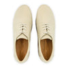 [Creme] Jan Herren Clog Halbschuh, Herren Clogs Sneaker, Herrenclog Sneaker woody, Holzschuh, Holz Clog, Holzsohle. biegsame flexible Holzsohle, Farbe: Creme