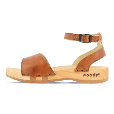 [Safor] Jana Damen Clog Sandale mit biegsamer nachhaltiger holzsohle, farbe: safor (braun), holzclogs woody, woody schuhe, woody shoes, handgemachte holzschuhe aus österreich, kärnten