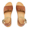 [Safor] Jana Damen Clog Sandale mit biegsamer nachhaltiger holzsohle, farbe: safor (braun), holzclogs woody, woody schuhe, woody shoes, handgemachte holzschuhe aus österreich, kärnten
