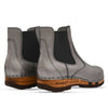 [Titan] Jutta Damen Clog Stiefelette mit biegsamer nachhaltiger holzsohle, farbe: titan, der bestseller, holzclogs woody, woody schuhe, woody shoes, handgemachte holzschuhe aus österreich, kärnten