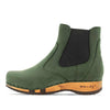 [Forest] Jutta Damen Clog Stiefelette mit biegsamer nachhaltiger holzsohle, farbe: forest (gruen), der bestseller, holzclogs woody, woody schuhe, woody shoes, handgemachte holzschuhe aus österreich, kärnten