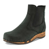 [Nero] Jutta Damen Clog Stiefelette, woody holzschuhe stiefelette, ankle boots, ankleboots gefüttert, damenstiefel, damenclogs mit holzsohle. holzclogs, clogs damen knöchel stiefel, damen clogs leder. holz schuhe, holzclog, holzschuhe winterstiefel bestellen. farbe: nero (schwarz)