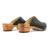 [Nero] Katharina Damen Clog mit biegsamer nachhaltiger holzsohle, farbe: nero-schwarz, holzclogs woody, woody schuhe, woody shoes, handgemachte holzschuhe aus österreich, kärnten