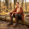 [Chocolate] Kim Damen Clog Stiefelette woody, Farbe: chocolate (braun), ganzjahres schuhe, kalbslederfutter