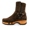 [Chocolate] Kim Damen Clog Stiefelette woody, Farbe: chocolate (braun), ganzjahres schuhe, kalbslederfutter