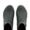 [Grigio] Lara Damen Clog Stiefelette mit biegsamer nachhaltiger Weidenholzsohle-holzclogs woody, woody schuhe, woody shoes, handgemachte holzschuhe aus österreich, kärnten, farbe: grigio (dunkelgrau)