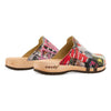 [Kaiser Franz Joseph] Lea Damen Clog von woody holzschuhe damenclogs mit fexibler holzsohle. holzclogs farbe: kaiser franz joseph (multicolor print) Damenclogs, Damen Clogs - Clogs Damen. Holzschuhe für Damen, Damen Clogs, Holzclogs, Damen Pantoletten mit Holzsohle. Holz Schuhe, Clog für Frauen