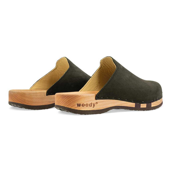 [Nero] Lea Damen Clog von woody holzschuhe damenclogs mit fexibler holzsohle. holzclogs farbe: nero (schwarz) Damenclogs, Damen Clogs - Clogs Damen. Holzschuhe für Damen, Damen Clogs, Holzclogs, Damen Pantoletten mit Holzsohle. Holz Schuhe, Clog für Frauen
