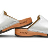 [Silber] Lea Damen Clog von woody holzschuhe damenclogs mit fexibler holzsohle. holzclogs farbe: silber, Damenclogs, Damen Clogs - Clogs Damen. Holzschuhe für Damen, Damen Clogs, Holzclogs, Damen Pantoletten mit Holzsohle. Holz Schuhe, Clog für Frauen