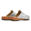 [Silber] Lea Damen Clog von woody holzschuhe damenclogs mit fexibler holzsohle. holzclogs farbe: silber, Damenclogs, Damen Clogs - Clogs Damen. Holzschuhe für Damen, Damen Clogs, Holzclogs, Damen Pantoletten mit Holzsohle. Holz Schuhe, Clog für Frauen