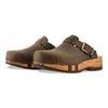 [Caffe] Leon Herren Clog mit biegsamer nachhaltiger holzsohle, farbe: caffe-braun, holzclogs woody, woody schuhe, woody shoes, handgemachte holzschuhe aus österreich, kärnten