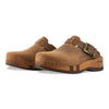 [Tabacco] Leon Herren Clog mit biegsamer nachhaltiger holzsohle, farbe: tabacco-braun, holzclogs woody, woody schuhe, woody shoes, handgemachte holzschuhe aus österreich, kärnten