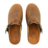 [Tabacco] Leon Herren Clog mit biegsamer nachhaltiger holzsohle, farbe: tabacco-braun, holzclogs woody, woody schuhe, woody shoes, handgemachte holzschuhe aus österreich, kärnten