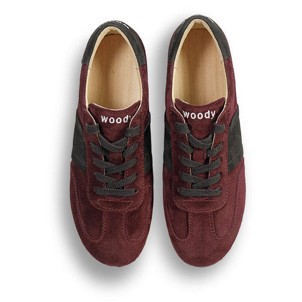 woody Lia Damen Clog Sneaker in Barolo-Nero, Ansicht 8, handgemacht in Österreich