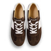 woody Lia Damen Clog Sneaker in Chocolate-Weiss, Ansicht 5, handgemacht in Österreich