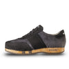 woody Lia Damen Clog Sneaker in Graphit-Nero, handgemacht in Österreich