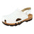 London weiss Clogs Unisex für Job und Freizeit woody Holzschuhe flexible Sohle aus Holz. Krankenschwester Schuhe, OP Schuhe, Arzt Schuhe, OP Clogs. Holzschuhe, Holzclogs, Clogs in weiß. Farbe Weiss. Krankenschwester Schuhe, OP Schuhe, Arzt Schuhe, OP Clogs. Holzschuhe, Holzclogs, Clogs in weiß. Farbe Weiss
