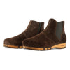 [Chocolate] Louis Herren Clog Stiefel, Herrenclog von woody Schuhe. Clogs mit biegsamer Holzsohle und Holzfußbett. Herrenclogs, Holzclogs kaufen. Clogs online bestellen, Farbe: chocolate (braun)