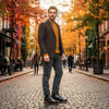 [Schwarz] Louis Herren Clog Stiefel, Herrenclog von woody Schuhe. Clogs mit biegsamer Holzsohle und Holzfußbett. Herrenclogs, Holzclogs kaufen. Clogs online bestellen, Farbe: schwarz