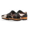 [Fell Natur] Luca Fell Herren Clog Sneaker mit biegsamer nachhaltiger holzsohle und tricolore kuhfell, farbe: fell natur, holzclogs woody, woody schuhe, woody shoes, handgemachte holzschuhe aus österreich, kärnten