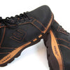 [Nero Bronze] Luca Herren Clog Sneaker mit biegsamer nachhaltiger holzsohle, der bestseller, farbe: nero bronze (schwarz mit bronze nähten), holzclogs woody, woody schuhe, woody shoes, handgemachte holzschuhe aus österreich, kärnten