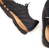 [Nero Bronze] Luca Herren Clog Sneaker mit biegsamer nachhaltiger holzsohle, der bestseller, farbe: nero bronze (schwarz mit bronze nähten), holzclogs woody, woody schuhe, woody shoes, handgemachte holzschuhe aus österreich, kärnten