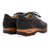 [Nero Bronze] Luca Herren Clog Sneaker mit biegsamer nachhaltiger holzsohle, der bestseller, farbe: nero bronze (schwarz mit bronze nähten), holzclogs woody, woody schuhe, woody shoes, handgemachte holzschuhe aus österreich, kärnten