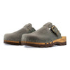 [Bleir] Lukas Clogs Herren mit biegsamer nachhaltiger holzsohle, der bestseller, farbe: bleir (grau), holzclogs woody, woody schuhe, woody shoes, handgemachte holzschuhe aus österreich, kärnten