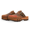 [Tabacco] Lukas Kärnten Herren Clog mit stick und biegsamer nachhaltiger holzsohle, der bestseller, farbe: tabacco-braun, holzclogs woody, woody schuhe, woody shoes, handgemachte holzschuhe aus österreich, kärnten