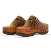 [Tabacco] Lukas Kärnten Herren Clog mit stick und biegsamer nachhaltiger holzsohle, der bestseller, farbe: tabacco-braun, holzclogs woody, woody schuhe, woody shoes, handgemachte holzschuhe aus österreich, kärnten